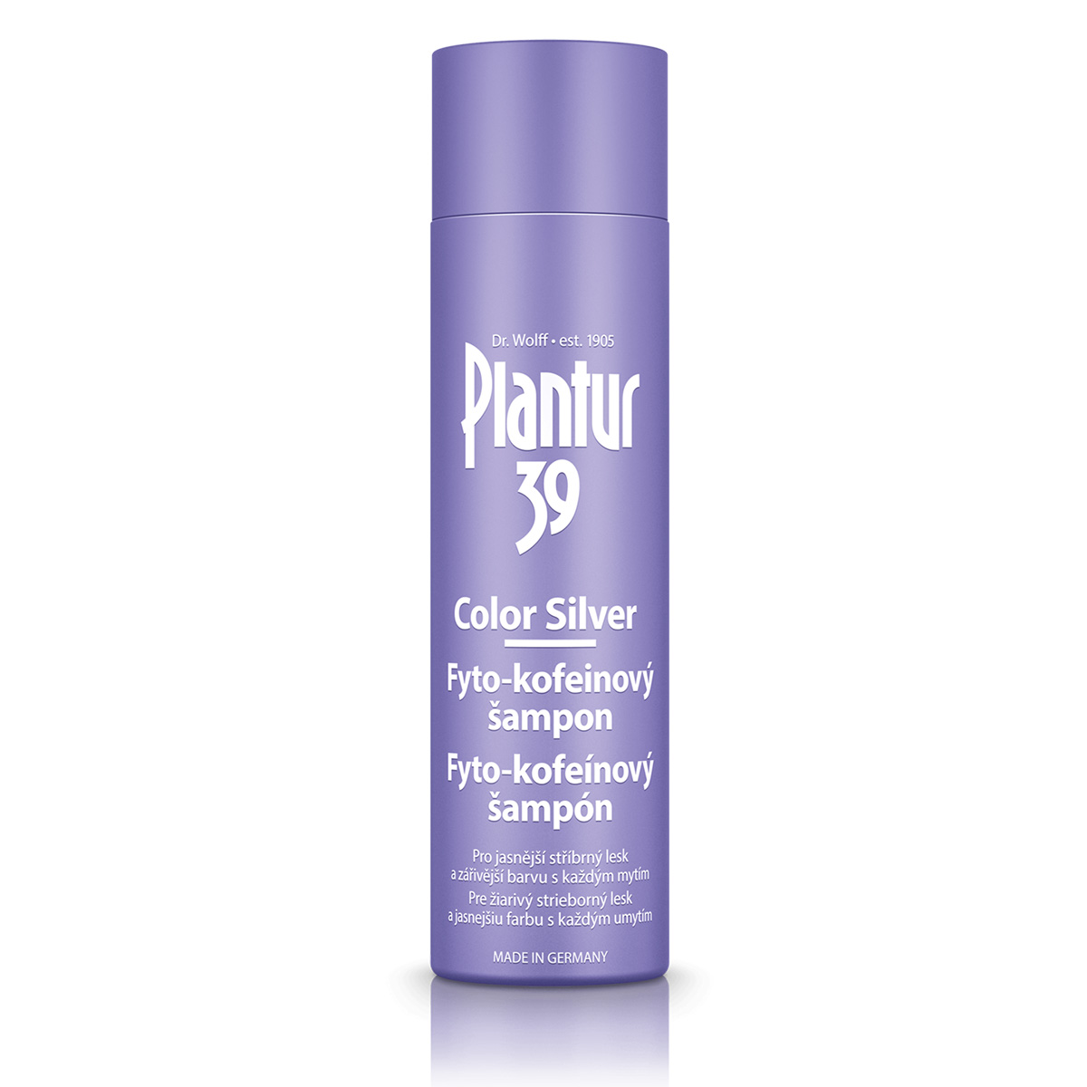 Dr. Wolff - Plantur39 Kofeinový šampon Color Silver