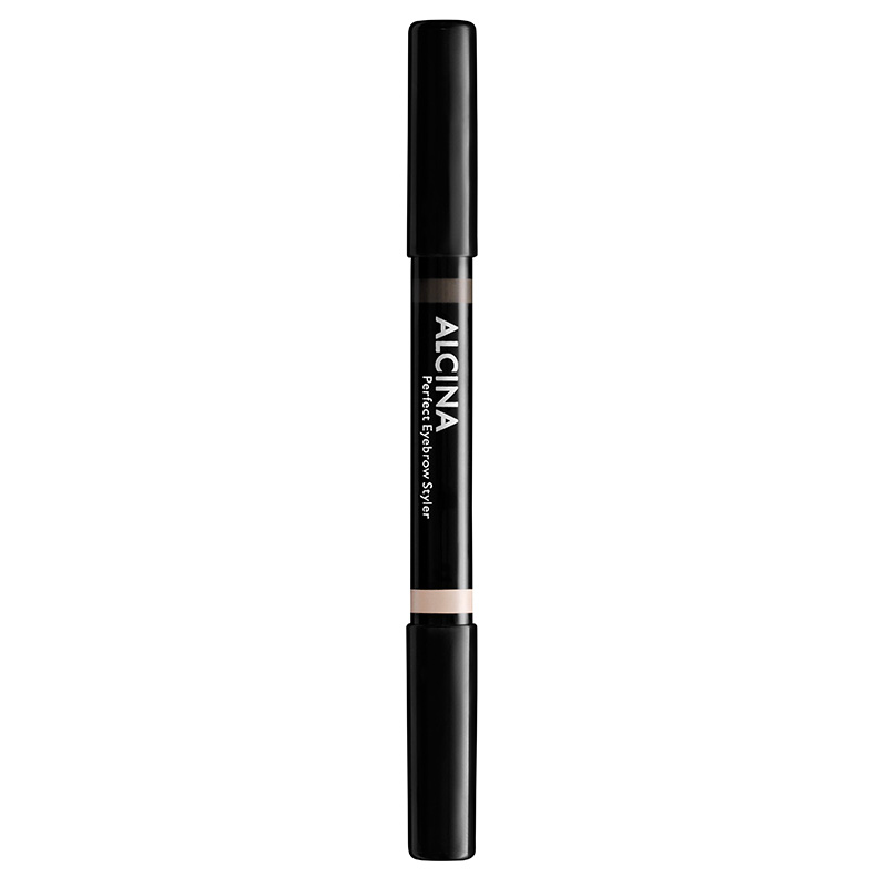 Alcina - Oboustranná tužka na obočí Perfect Eyebrow Styler - 020 Dark