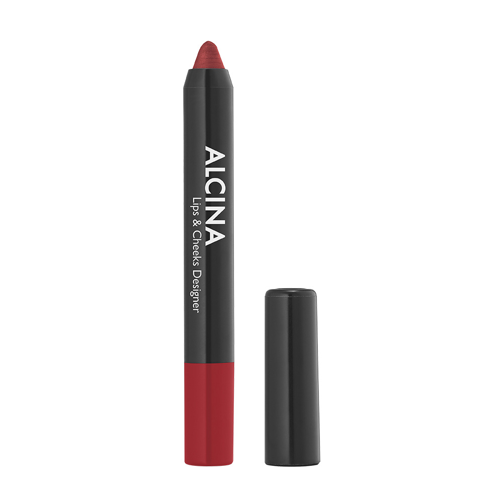 Alcina - Rtěnka a tvářenka v jednom Lips Cheeks Designer - Red