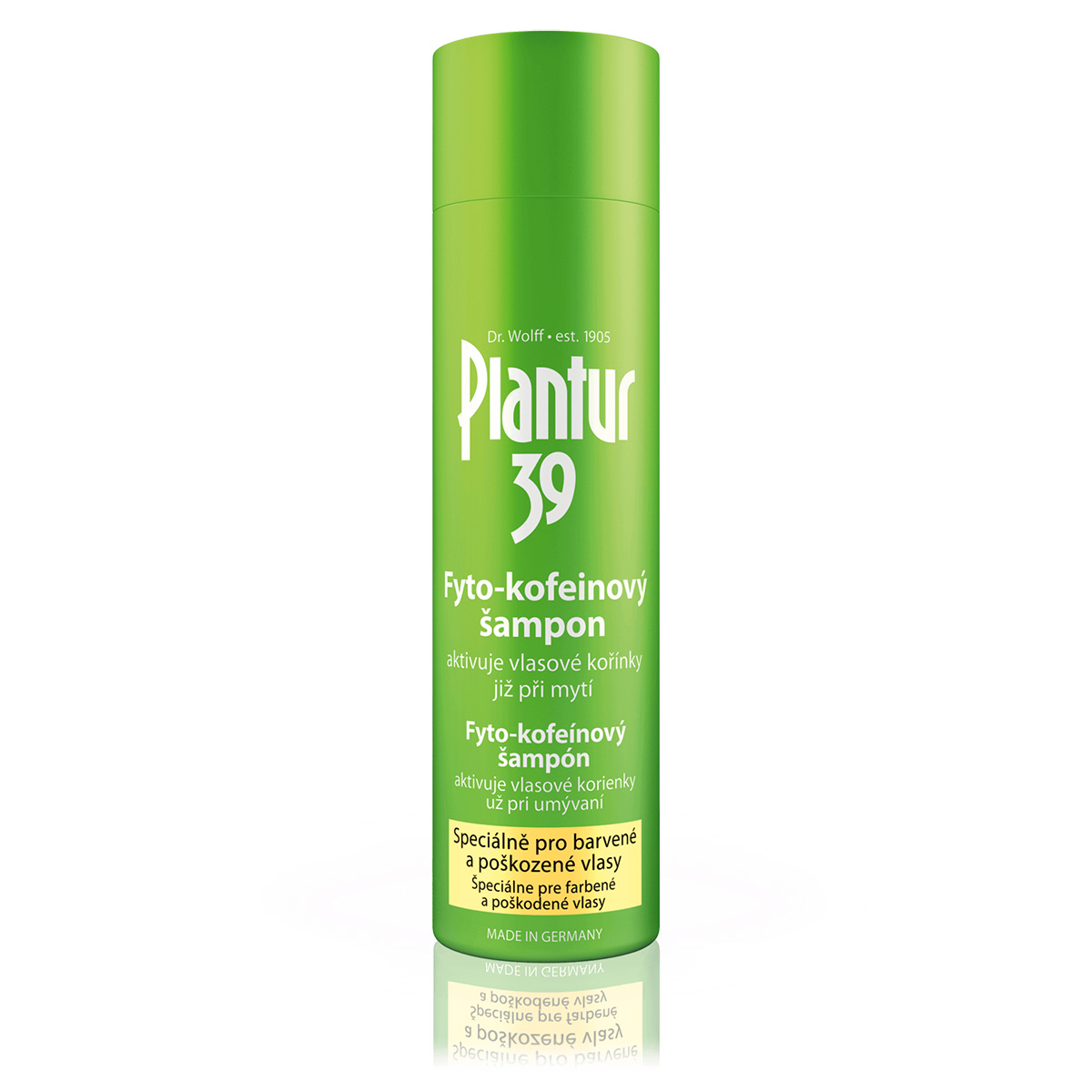 Dr. Wolff - Plantur39 Kofeinový šampon Color