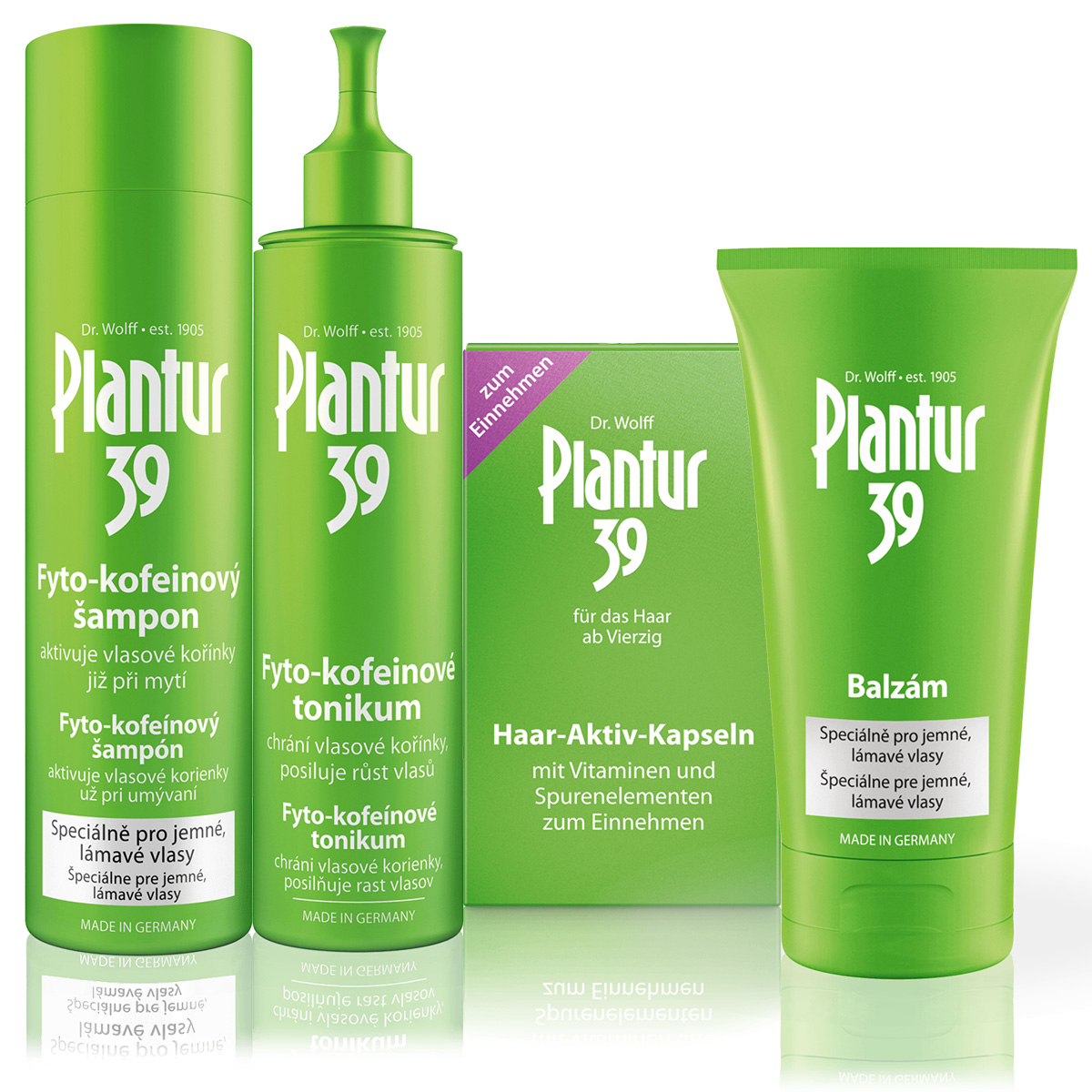 Dr. Wolff - Plantur39 - Set kosmetiky pro jemné, lámavé vlasy
