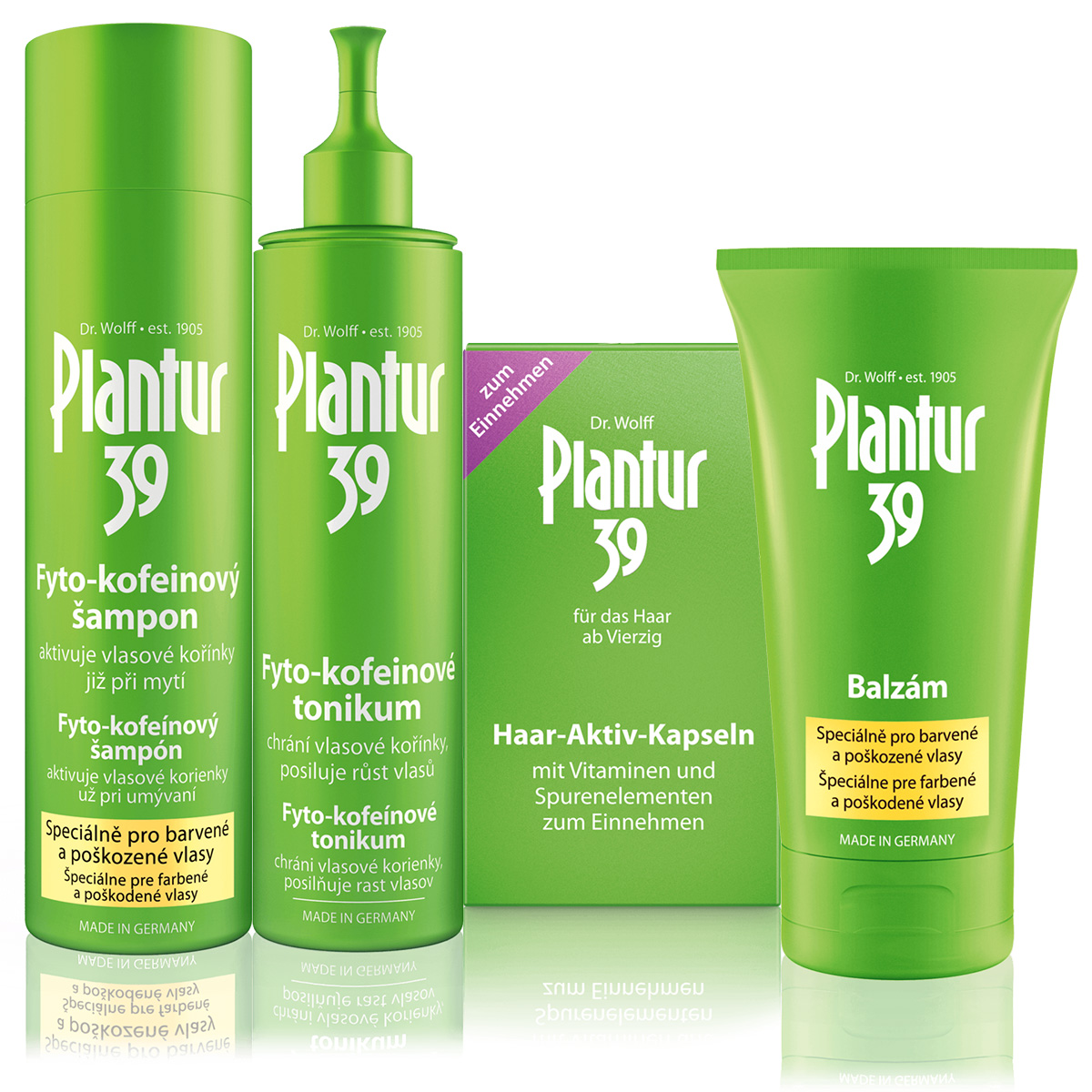 Dr. Wolff - Plantur39 - Set kosmetiky pro barvené a poškozené vlasy
